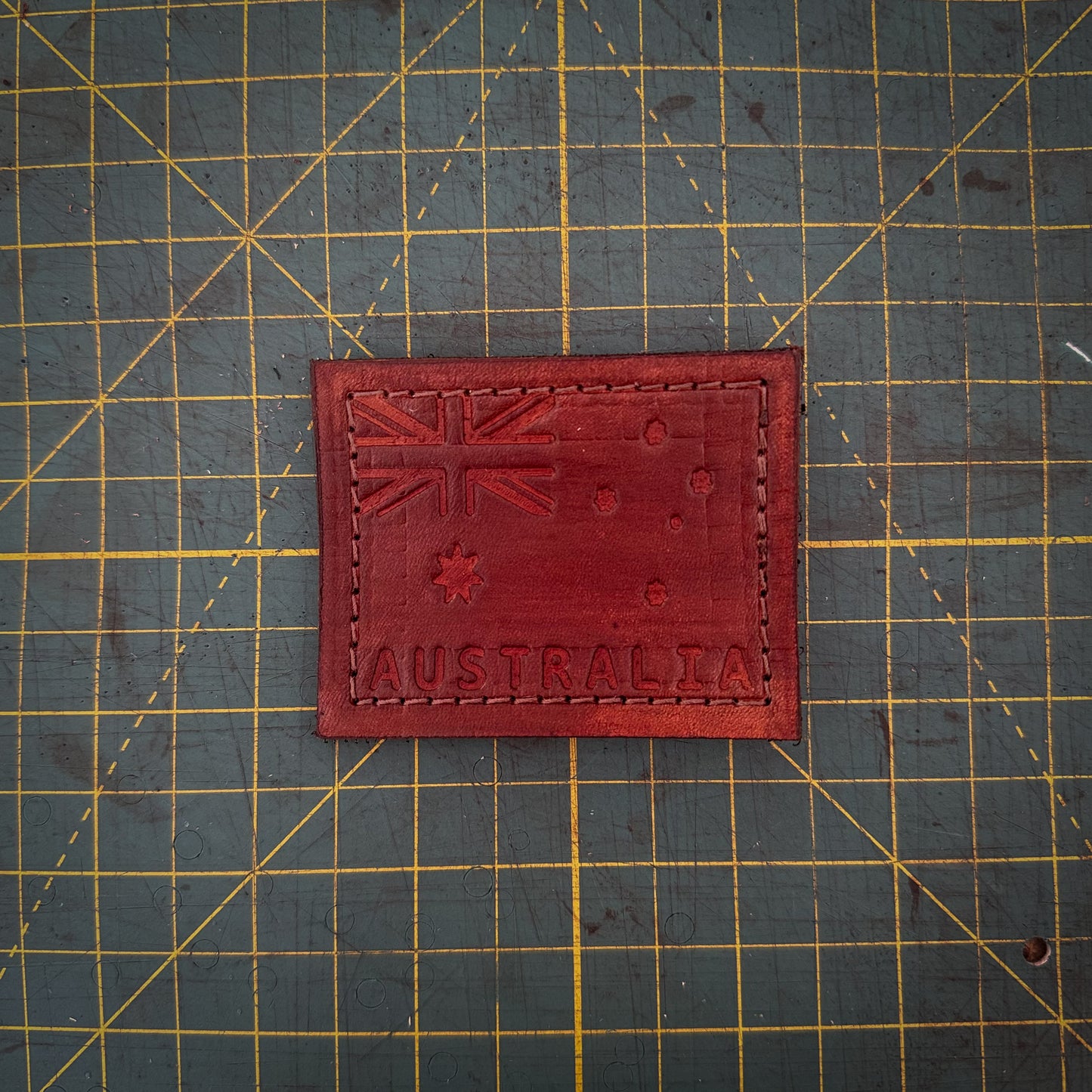 Shoulder ANF leather stamp