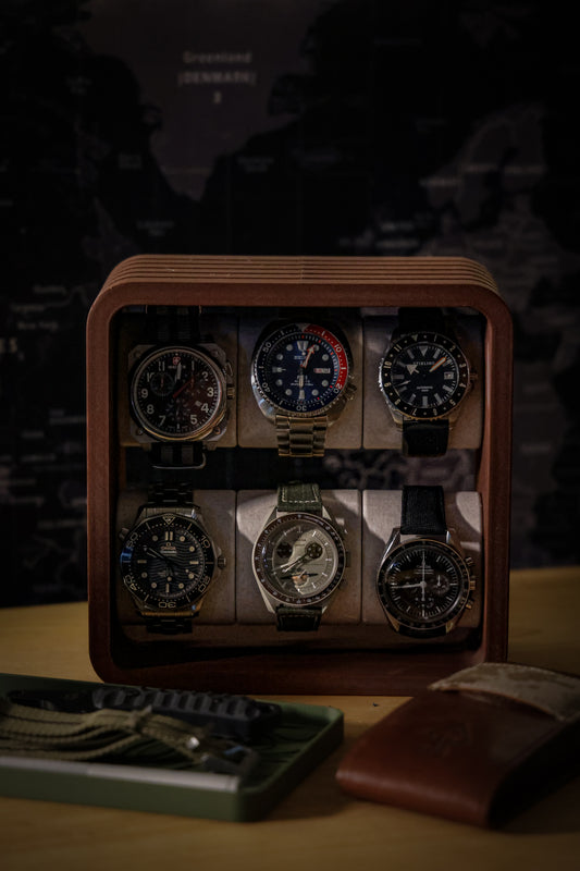 Limited Edition Wood Finish Watch Display