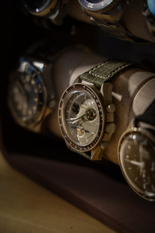 Limited Edition Wood Finish Watch Display