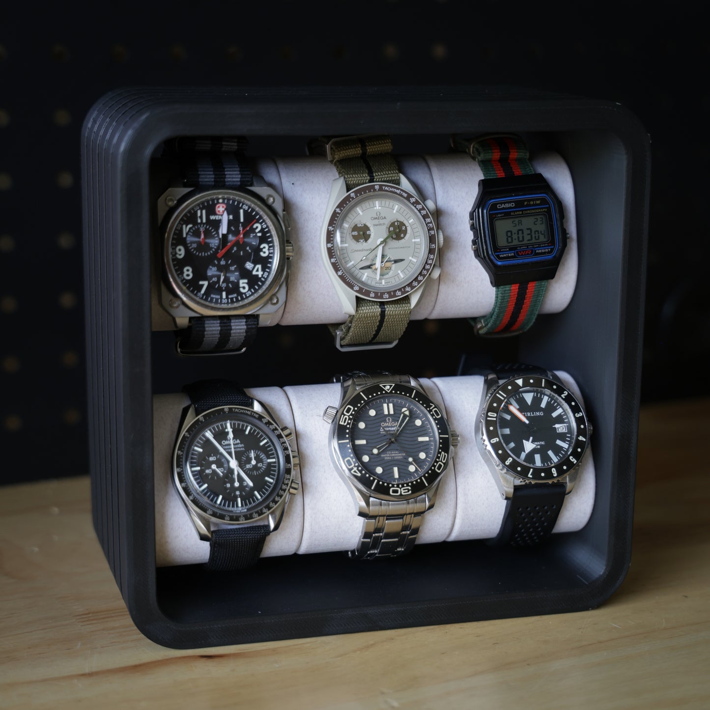 Watch Display – 6 Slot Premium Storage