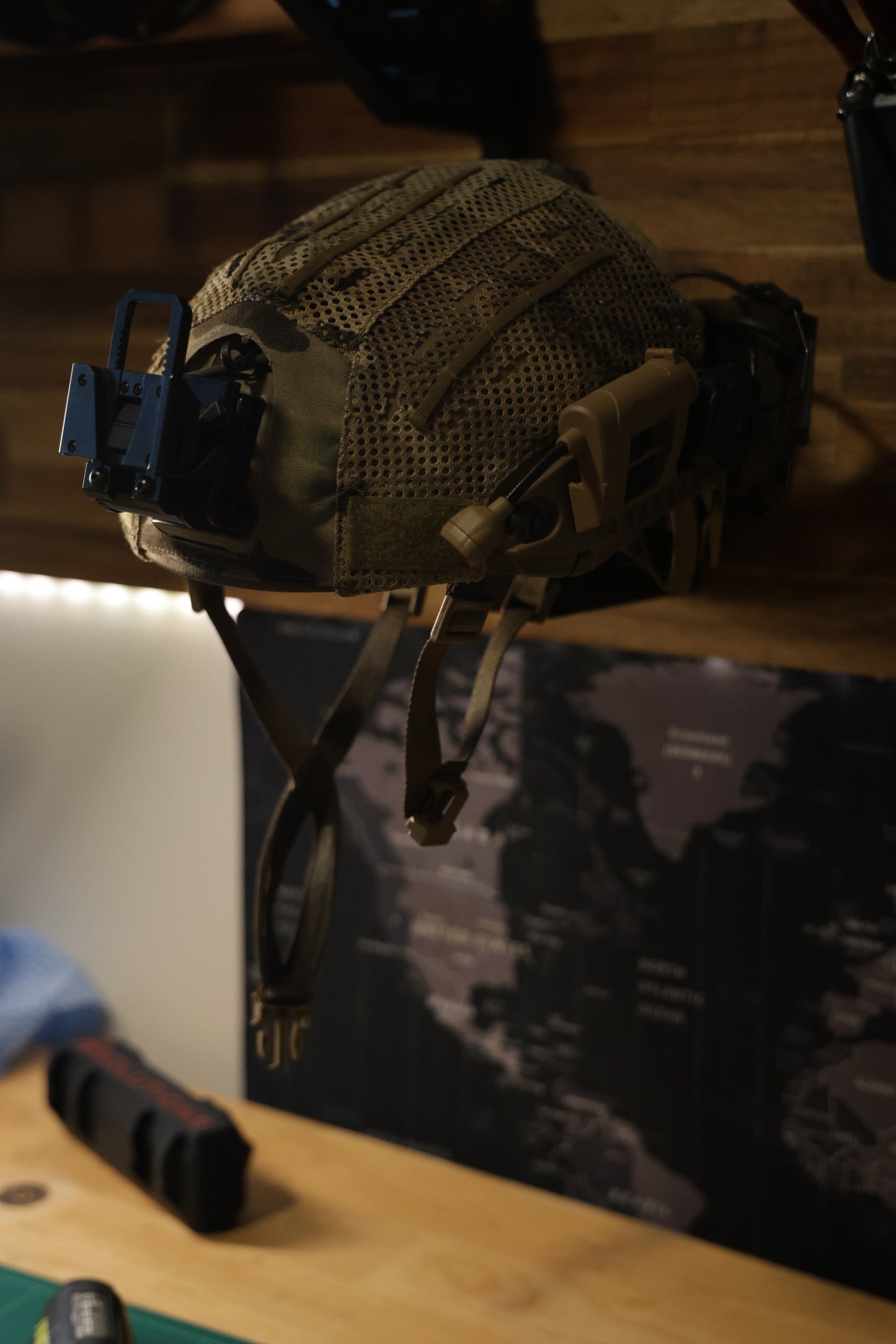 Ballistic Helmet Wall Hook